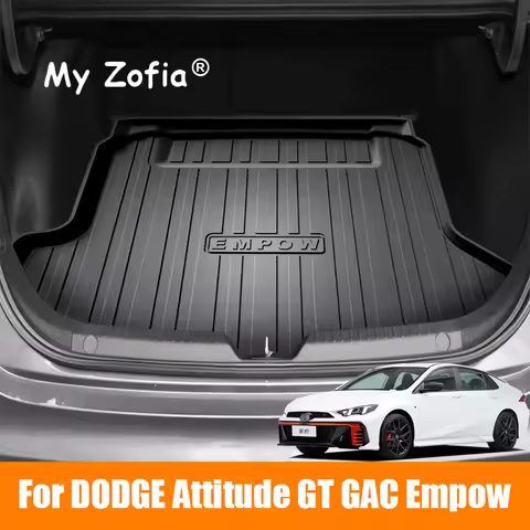 For New DODGE Attitude GT GAC empow 2023 2024 2025 TPE Rear Trunk Mat Cargo Storage Pad Tray Liner R