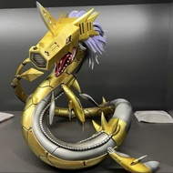 Digimon Metal Seadramon 30cm PVC Figure Statue Garurumon wargreymon MetalGarurumon Omnimon Omegamon