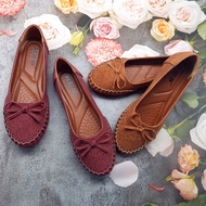 Ladies  Classic Flats Loaf Shoes Women Shoes Kasut Perempuan Wanita Sandal Sarung Sandal Kasut Bertu