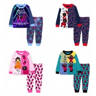 [SG SELLER] Kids Cuddle me long sleeve cuddle me cotton squid game cartoon pyjamas children sleepwea