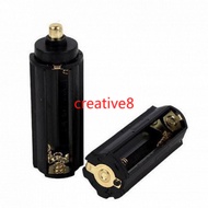 3 AAA flashlight battery rack pointed flat head battery compartment 18650 26650 18500 lithium batter