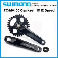 Shimano DEORE M6100 Crankset 1x12 Speed 170mm/175MM Crank 32T Chainring With BB52 Bottom Bracket Bic