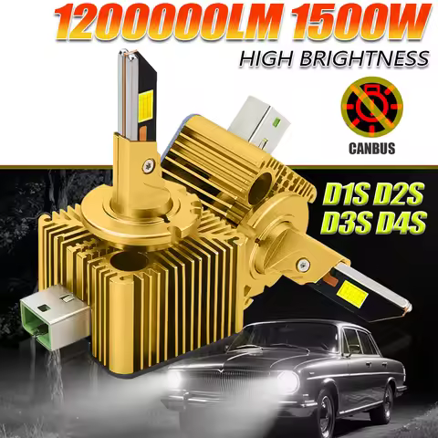 D1S LED Headlights D Series D3S D2S D2R D4S D4R D8S Xenon Car Lamp 1500W Super Bright Canbus 1:1 HID