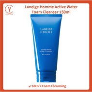 Laneige Homme Active Water Foam Cleanser 150ml Men's Foam Cleansing,S786