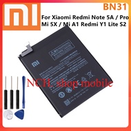 แบตเตอรี่ Xiao Mi Original Phone Battery BN31 For Xiaomi Mi 5X Mi5X Redmi Note 5A / Pro Mi A1 Redmi