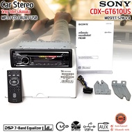 🔥ของแท้🔥เครื่องเสียงรถยนต์ SONY CDX-GT610US วิทยุ 1din เล่นแผ่น รองรับการเล่น MP3 CD AUX USB Pre Out