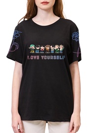 Kpop Shirt Love Yourself Suga Jungkook Jimin V Rap Jin Jhope Tshirt Tee Merchandise