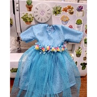 30cm doll changing clothes. tulle dress. handmade doll