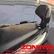 Motorcycle Rear Seat Cushion Backrest Rear Seat Lumbar Support Accessories FOR ZONTES ZT 368-E 368E 