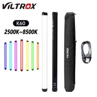 VILTROX K60 20W RGB LED Light Tube Fill Light Wand Stick 2500K-8500K Dimmable TLCI≥97 CRI≥95 OLED Wi