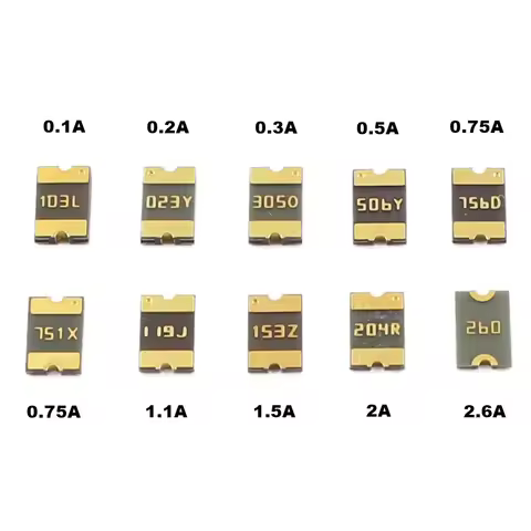 PTC Resettable Fuse 1812 SMT SMD 0.1A 0.2A 0.3A 0.5A 0.75A 1.1A 1.5A 2A 2.6A 6V 8V 13.2V 15V 16V 24V