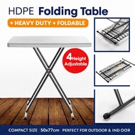 HDPE Folding Table / Heavy Duty HDPE / TABLE / OUTDOOR / Foldable Table / Furniture / Fold Table