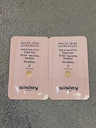 Sisley Phyto-Teint Ultra Eclat Oil Free-Long Lasting Foundation Anti-Pollution 0 Porcelaine 植物輕爽極緻透亮粉底液 試用裝 兩包 1.5ml