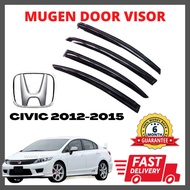 HONDA CIVIC 2012-2015 Mugen door visor Air Press Window Door Visor