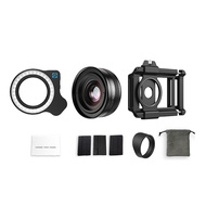 ZM100MM Lens Zoom Macro 20X Lens Telephoto Macro Magnifier +Macro Lens Fill Light 3 Colors 5 Levels 