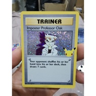 Pokemon TCG trading card Imposter Professor Oak - 73/102 - Holo Rare (Classic Collection) (25th Cele