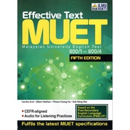 [NEW 2025]Effective Text MUET 800/1 - 800/4 Fifth Edition