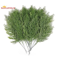 40Piece Artificial Cedar Sprigs Faux Cedar  Branches Cedar Cypress Stems Pine Picks Plastic Greenery