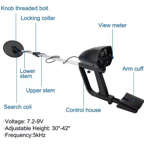 MD-4030 Metal Detector Portable High Precision Hunter Detector Underground Gold Detector Metal Lengt