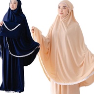 BEST Travel Mukena Pusatgrosir_solo Simple Mukena/ MUKENA POLOS / MUKENA ADULT LACE / MUKENA TRAVEL