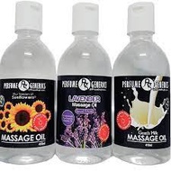 PG Perfume Generics Sunflower Massage Oil 410ml [ Minyak Urut Bunga Matahari, Lavender, Goat Milk ]