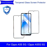 Phone Tempered Glass Screen Protector For Oppo A55 5G / Oppo A55S 5G Accessory Parts.