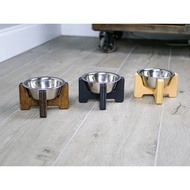 Modern single bowl cat food bowl cat bowl cat food bowl elevated cat bowl