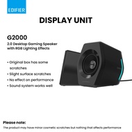 Edifier HECATE G2000 [Display Unit] 2.0 Desktop Gaming Speaker with RGB Lighting Effects