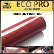 6D carbon fiber gloss interior/exterior Film Sticker(152cm-180cm size Bonet/roof )for Motor/Car and 