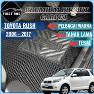 Toyota Rush 2006-2017 3D PRECUT Carnet Carpet (Full Car) Magic Grip