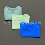 DFYNE Flat Replacement Sports Yoga Short Sleeve n Female Seamless Running Fitness Clothes Short Slee