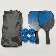 Pickleball Paddles ชุด Pickleball พื้นผิวไฟเบอร์กลาสที่ผ่านการรับรองจาก USAPA พร้อมไม้ Pickleball ชุ