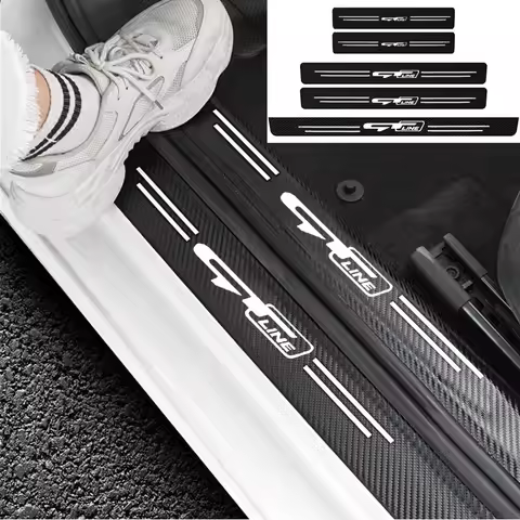 Car trunk bumper protection sticker For KIA GT LINE K2 Sportage Stinger Sorento Ceed soul sorento VE