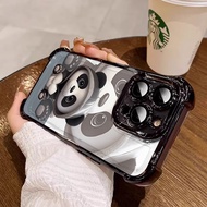 3 In1 Panda Case For Iphone 17ProMax 17Pro Iphone 17 Air  Iphone 17 Phone Case Soft Anti fall protec