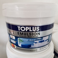 7L Smart Paints Toplus Emulsion WHITE  (7Liters Toplus Interior Wall Finish WHITE 9102)