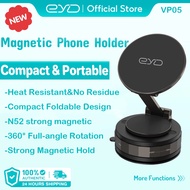 EYD Vacuum Magnetic Car Phone Holder 360°Rotatable Foldable Sun Resistant No Residue Glue VP05
