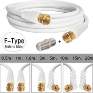 【3C】 Multiple Purpose Gold F Connectors RG59U Cable Supporting Video and Sound Transmission