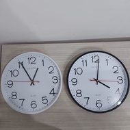 OGANA PLAIN WALL CLOCK LARGE CALLIGRAPHY 901 / T 901 OGANA / T901 DIAMETER 30CM 12IN 12INCH