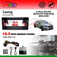 ABC Car 12.3 Inch Android Player Casing For Mercedes Benz A-Class / CLA / GLA NTG 4.5 W176 C117 X156