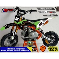 LENKA 110cc Mini Trail Sticker Striping ZUUMAV 110cc/ CRZ 110cc/ 110cc MINI MOTORCYCLE/ 110cc MOTORC