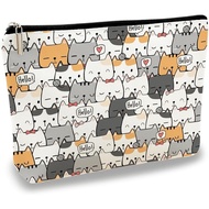 Beg Kosmetik Rekaan Kucing Comel Untuk Wanita Dan Gadis Beg Solek Corak Haiwan Peliharaan Comel Berz