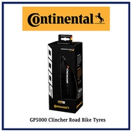 Continental GP5000 Clincher (Black / Cream / Transparent) Road Bike Tyre for Road Bicycle Wheel and 