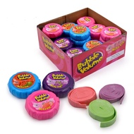 30 Pcs Bubble Gum Roll Tape Chewing Gum Mix Fruit/ Big Roll Bubblegum/ Hubba Bubba/ Tiger Bubblegum 