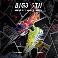 【Local】361 Degrees Big3 5.0 Quick Pro Men Basketball Shoes Wear-Resistant Carbon Plate 672421111