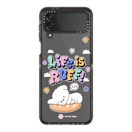 CASETiFY HUYEN DINH Hard Case Samsung Galaxy Z Flip 6 / Flip 5 / Flip 4 / Flip 3 Clear Acrylic Prote