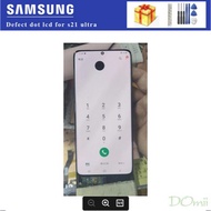 6.8''used LCD with dot line For Samsung Galaxy S21 Ultra 5G G998 G998U G998B G998F/DS Display Touch 