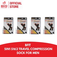 BFIT 5IN1 S162 TRAVEL COMPRESSION SOCK FOR MEN