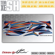 Tem Thiết Kế SH 2012 - 2025 | SH54 | Tem Rời Hình Dán Xe Máy SH 125i 150i 160i Chống Nước