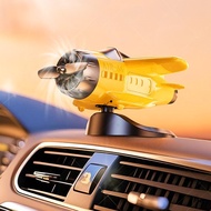 Solar Rotating Airplane Car Ornaments Compact Non-Obstructive to View for Home Car Office Tabletop O