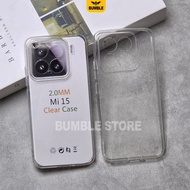 Bumble - Xiaomi 15 Xiaomi 15 Ultra Softcase Clear Case Bening 2.0mm Case Xiaomi 15 Xiaomi 15 Ultra